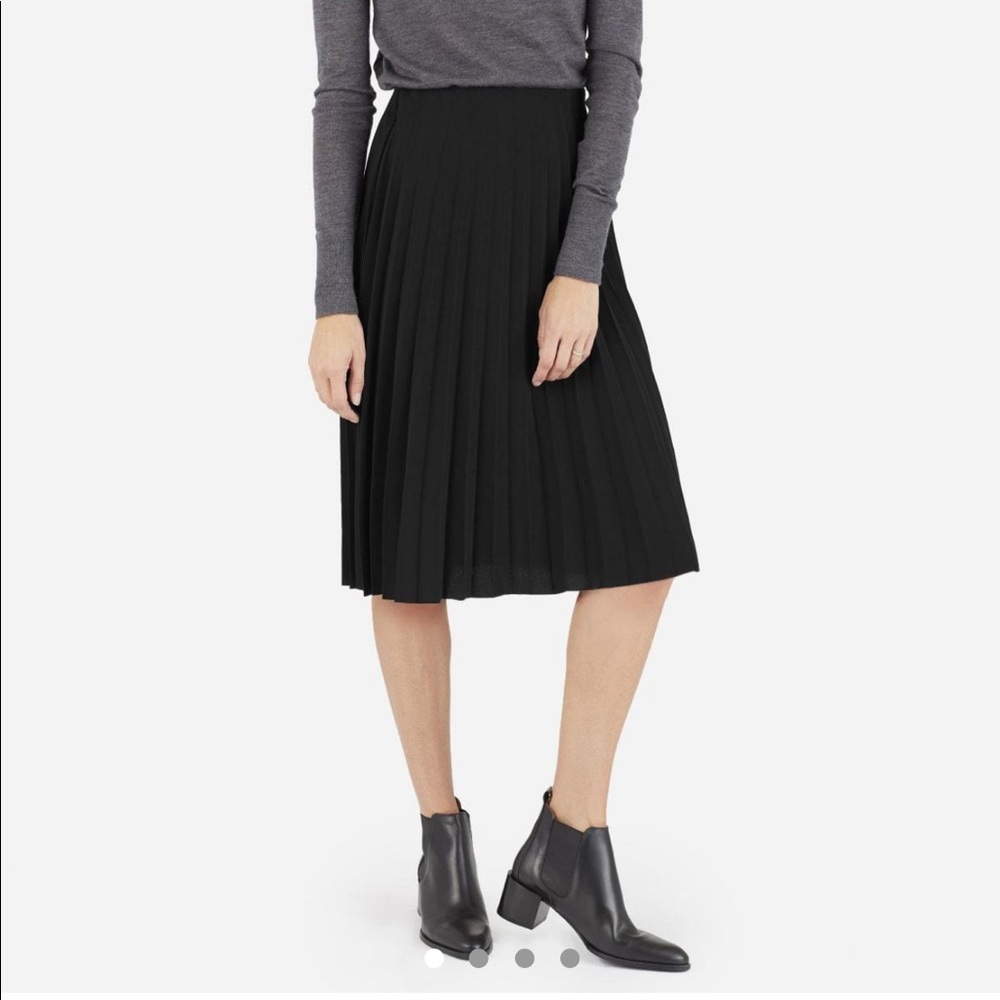 Black Everlane skirt